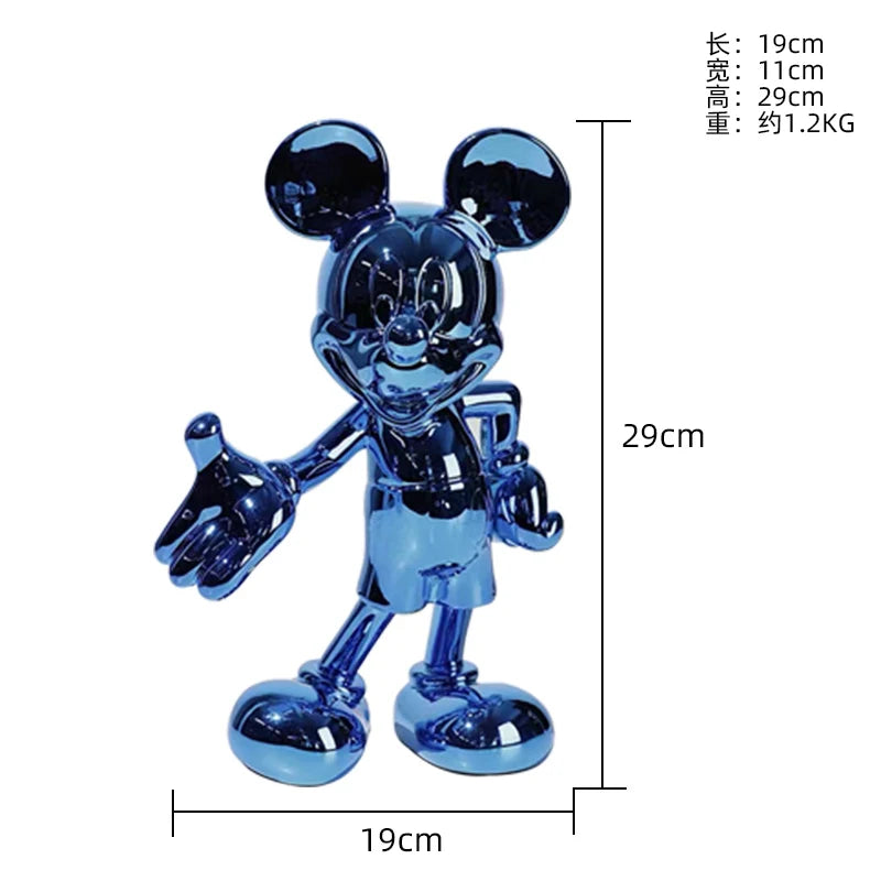 تمثال ديكوري فني – تصميم كرتوني من الراتنج لتزيين زوايا المنزل والمكتب