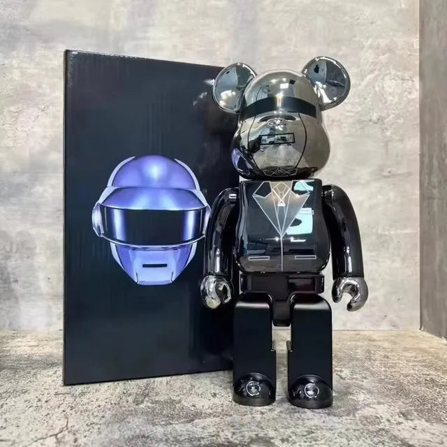 تمثال Bearbrick 400% (28 سم) – إصدار أبيض فارغ للتخصيص أو العرض
