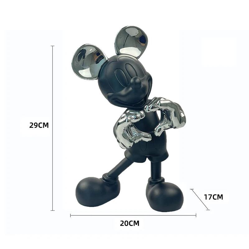 تمثال ديكوري فني – تصميم كرتوني من الراتنج لتزيين زوايا المنزل والمكتب