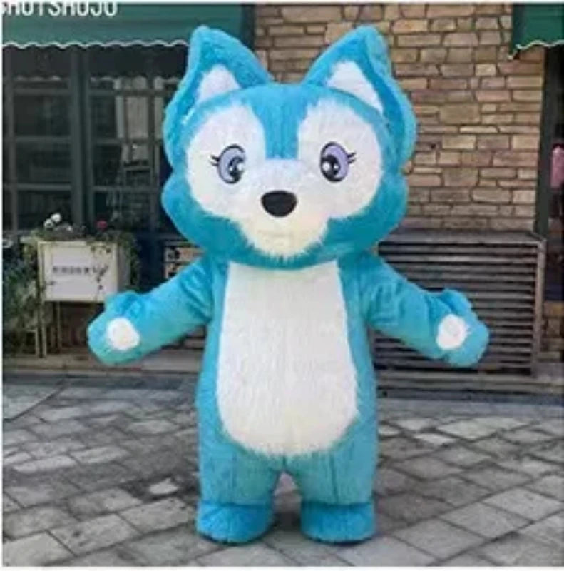 زي تميمة منتفخ ضخم من MINISO – شخصية لينا بيل أو الدب الفراولة