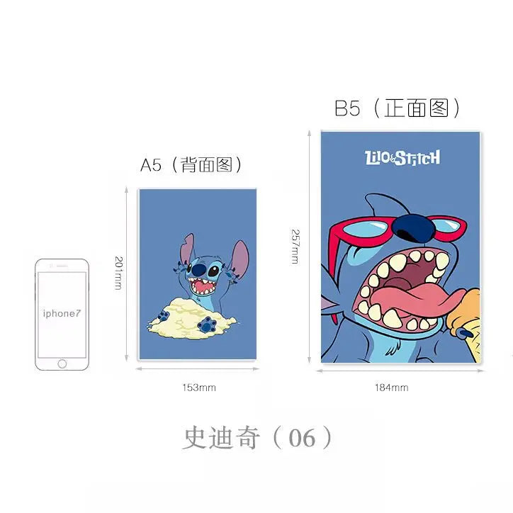 دفتر ستتش (Stitch) بأسلوب كاوايي (لطيف)