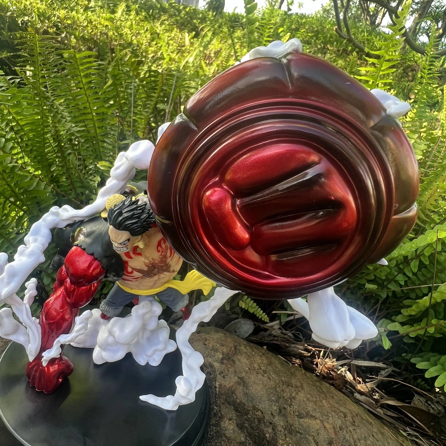 مجسم أنمي ون بيس 24 سم – تمثال ملك القرد العظيم غون 4 ولوفي | تمثال قابل للتجميع وزخرفة وهدايا عيد الميلاد