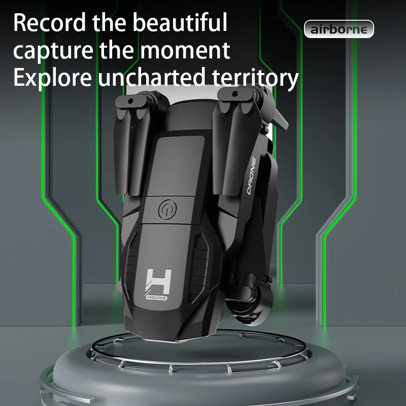 طائرة H4 ميني درون بكاميرتين 4K – واي فاي FPV، كاميرا واسعة الزاوية، تثبيت ارتفاع | درون قابلة للطي للأطفال والكبار