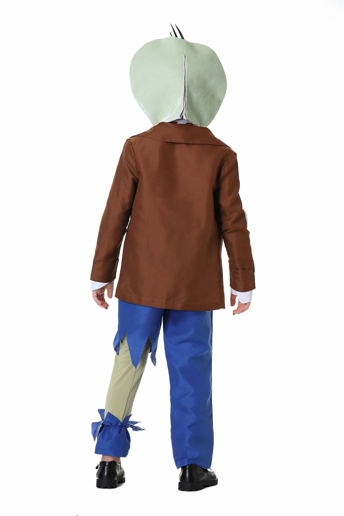 زي تنكري للأطفال والكبار – شخصية زومبي مضحكة من ألعاب الفيديو | بدلة كاملة مع قناع | مثالي للهالوين والمهرجانات