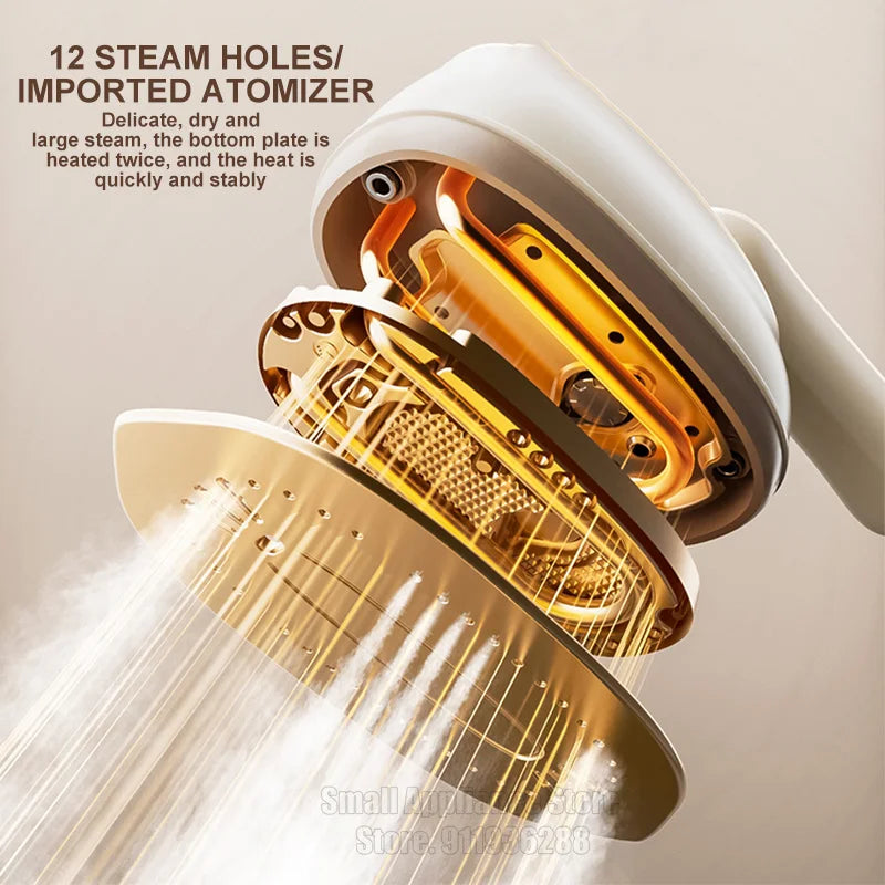 مكواة بخار يدوية SUPOR الجديدة – تصميم قابل للطي، تكوي وتنظف وتزيل العث، مثالية للبيت والسفر