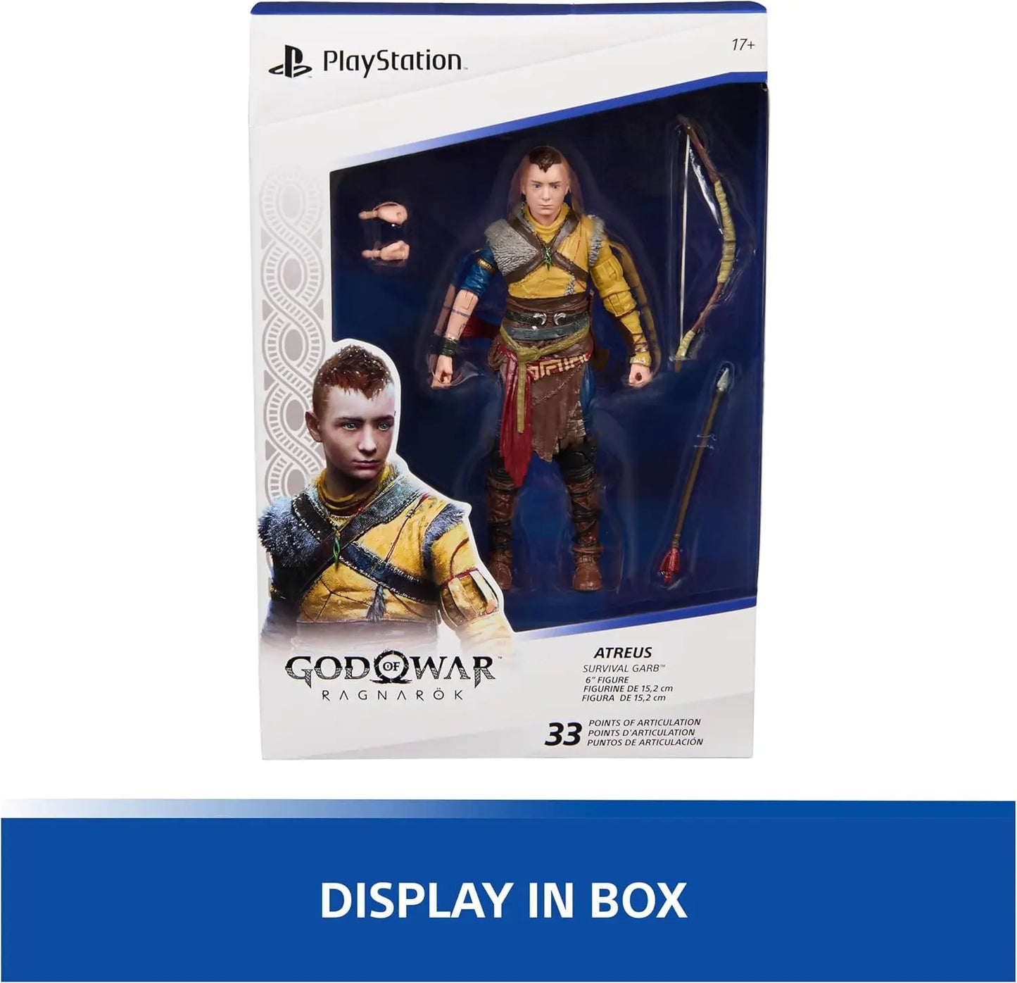 مجسم أتريوس – من لعبة God of War: Ragnarok | ارتفاع 6 إنش | إصدار رسمي لعشاق بلايستيشن