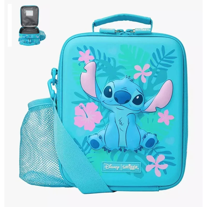 حقائب مدرسية سمايغل أستراليا الجديدة – حقيبة ظهر ديزني ستيتش، حقيبة غداء، زجاجة ماء، هدية للطلاب – تباع القطع بشكل منفصل.