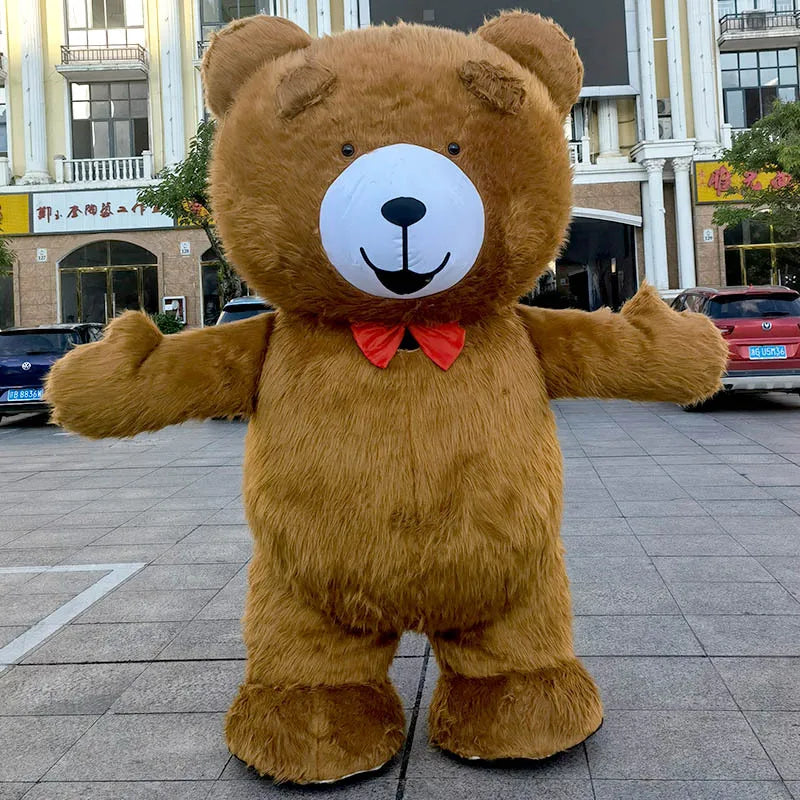 زي تميمة قابل للنفخ – دب قطبي أو باندا