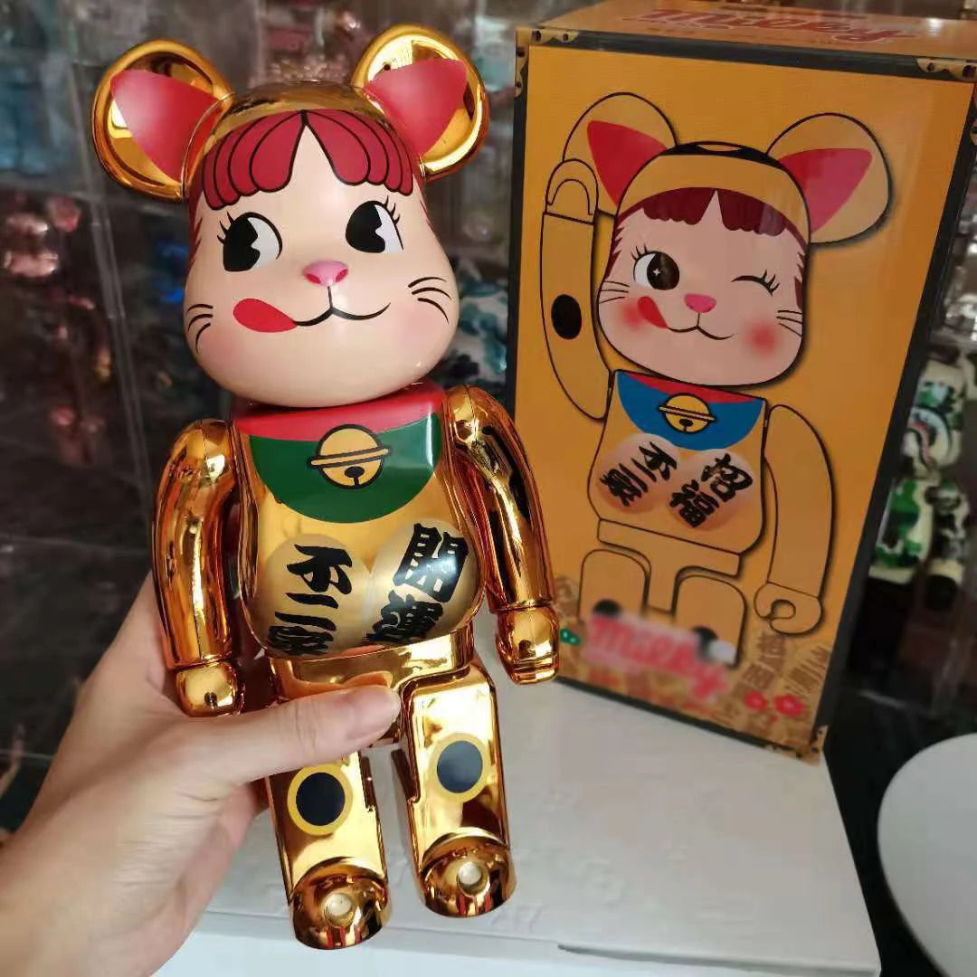 تمثال Bearbrick بحجم 400% (28 سم) – قطعة ديكور فاخرة للمنزل والمكتب