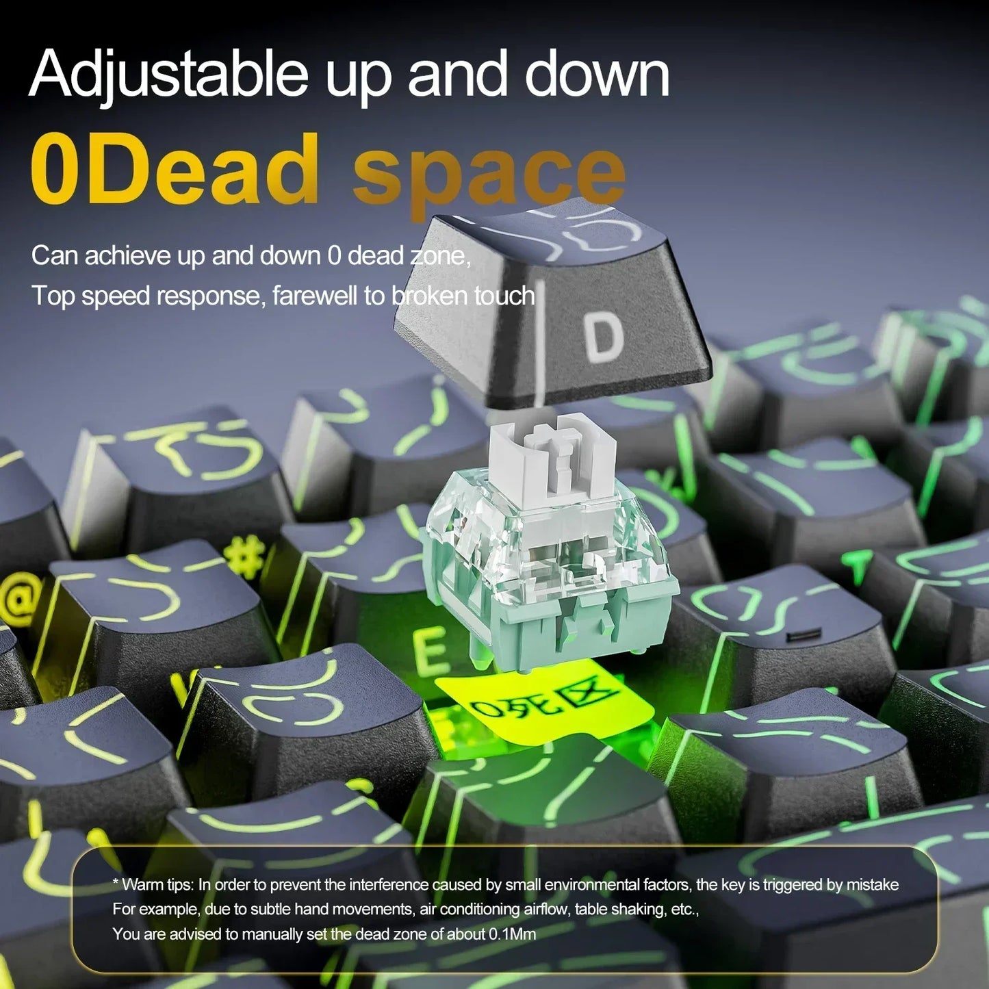 لوحة مفاتيح ميكانيكية Attack Shark X68HE – دقة احترافية وجودة 8K