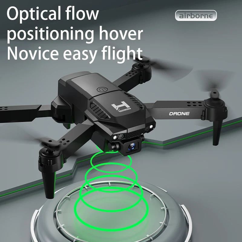 طائرة H4 ميني درون بكاميرتين 4K – واي فاي FPV، كاميرا واسعة الزاوية، تثبيت ارتفاع | درون قابلة للطي للأطفال والكبار