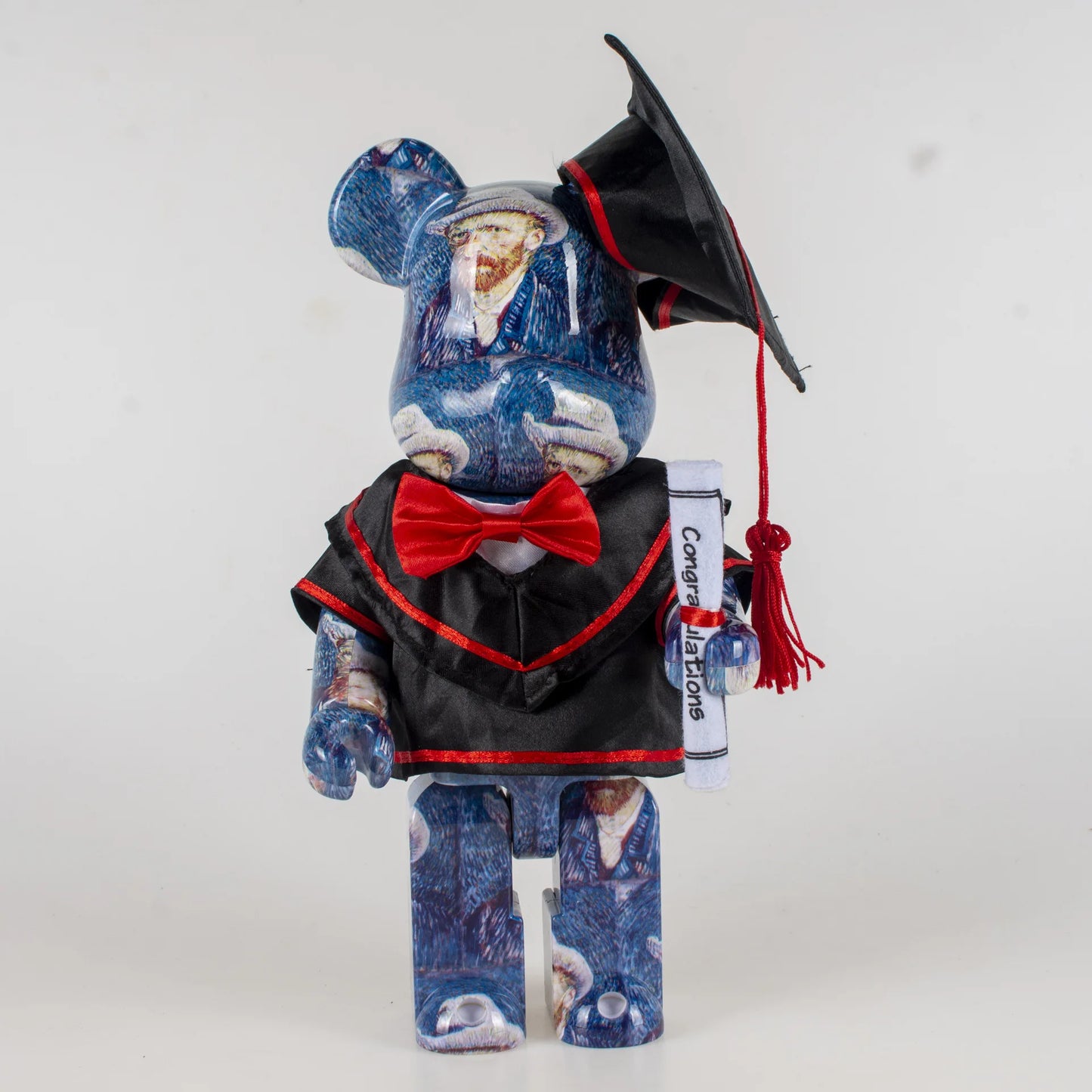 تمثال Bearbrick 400% بلباس التخرج – دمية ديكورية رائعة لهدية التخرج