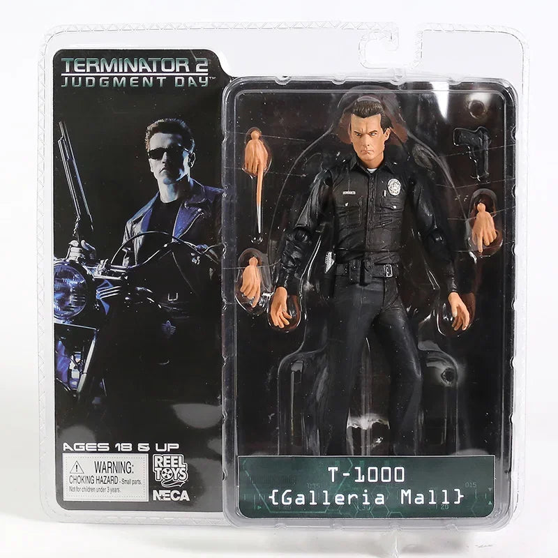 مجسم T-800 من فيلم Terminator 2: Judgment Day | إصدار NECA الرسمي | ارتفاع 18 سم (7 إنش)