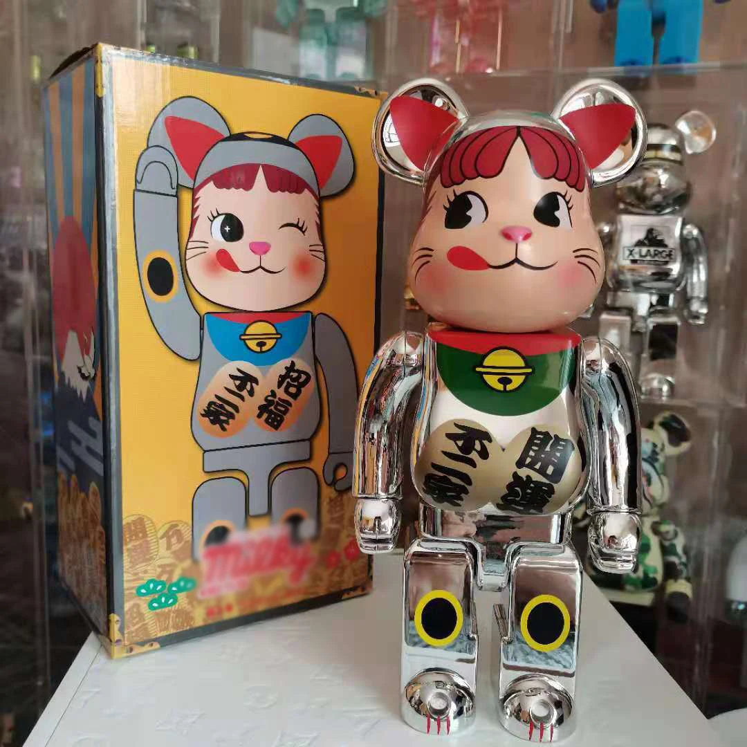 تمثال Bearbrick بحجم 400% (28 سم) – قطعة ديكور فاخرة للمنزل والمكتب