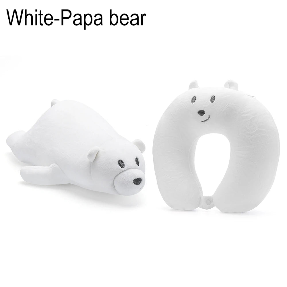 مخدة سفر كرتونية متعددة الاستخدام – تصميم بطريق أو حوت