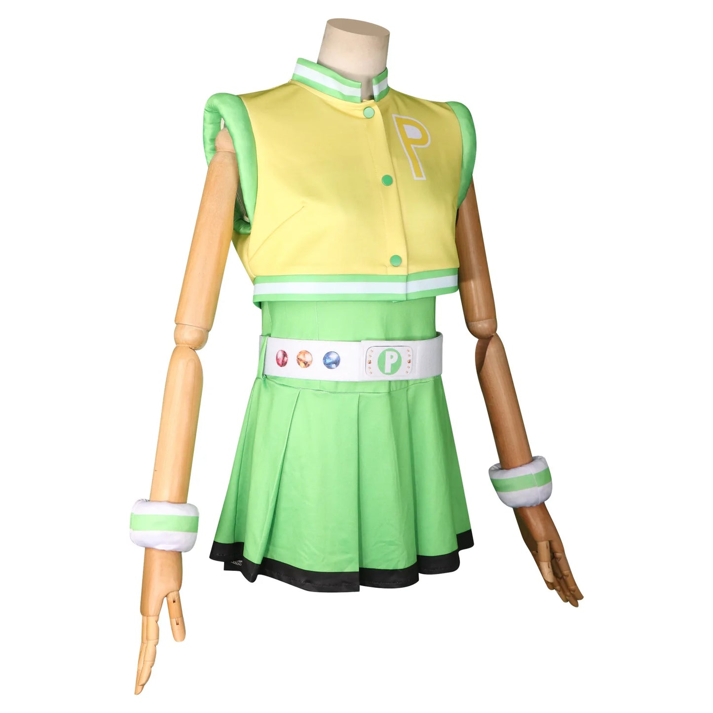 زي تنكري لشخصية الشرطية الصغيرة – تصميم كرتوني مزين بالورود والفقاعات | مناسب للعروض للأطفال والكبار