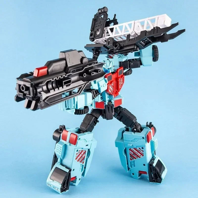 لعبة روبوت متحول 5 في 1 – Demon Knight Defensor DK05 | مجموعة كاملة (DK01 - DK04) | إصدار ضخم قابل للتحول