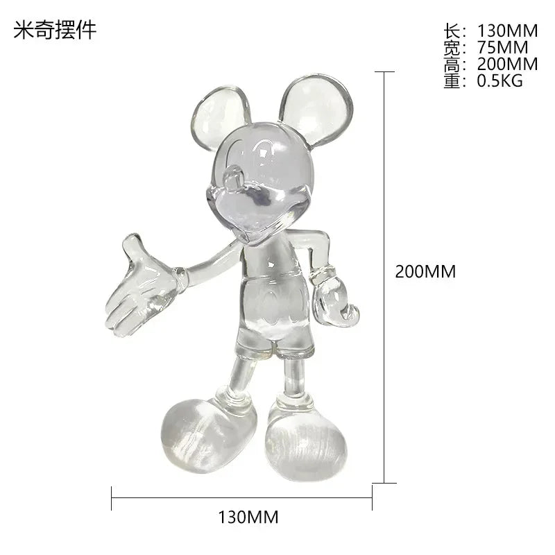 تمثال ميني ماوس العصري – مجسم ديكوري من الراتنج بحجم 20/30 سم