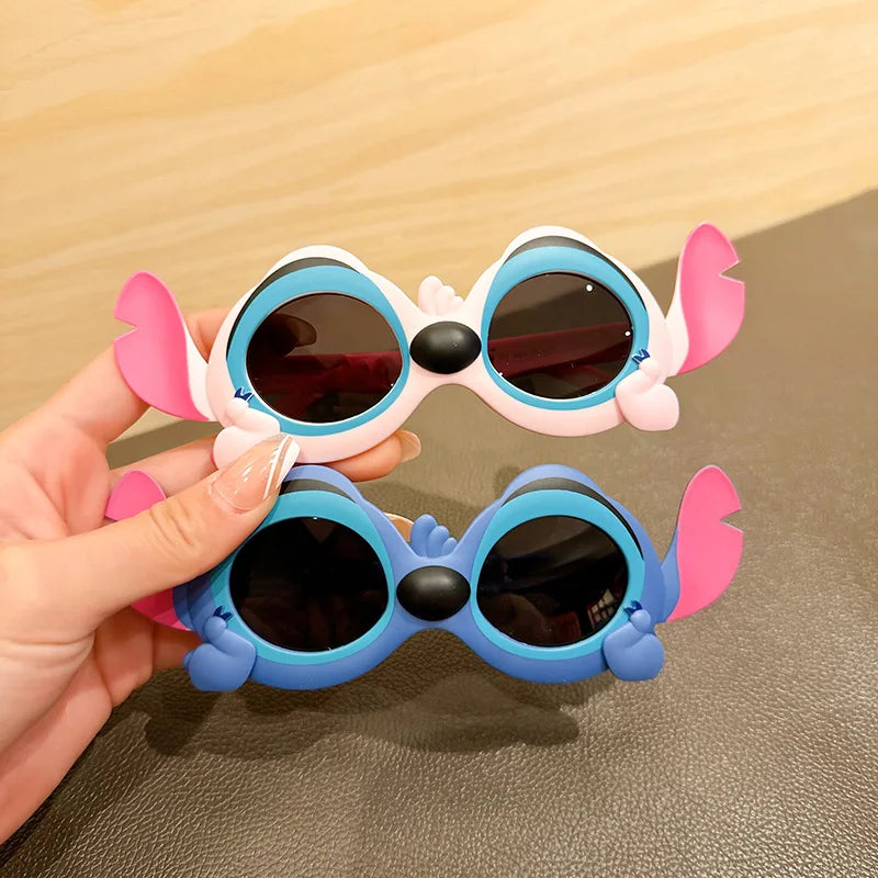 نظارات ديزني Stitch – مضادة لأشعة الشمس UV400 | تصميم كرتوني لطيف للأطفال والكبار