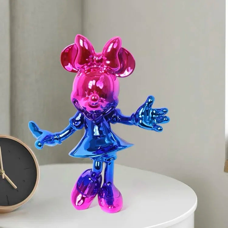 تمثال ميني ماوس العصري – مجسم ديكوري من الراتنج بحجم 20/30 سم