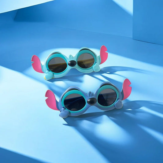 نظارات ديزني Stitch – مضادة لأشعة الشمس UV400 | تصميم كرتوني لطيف للأطفال والكبار