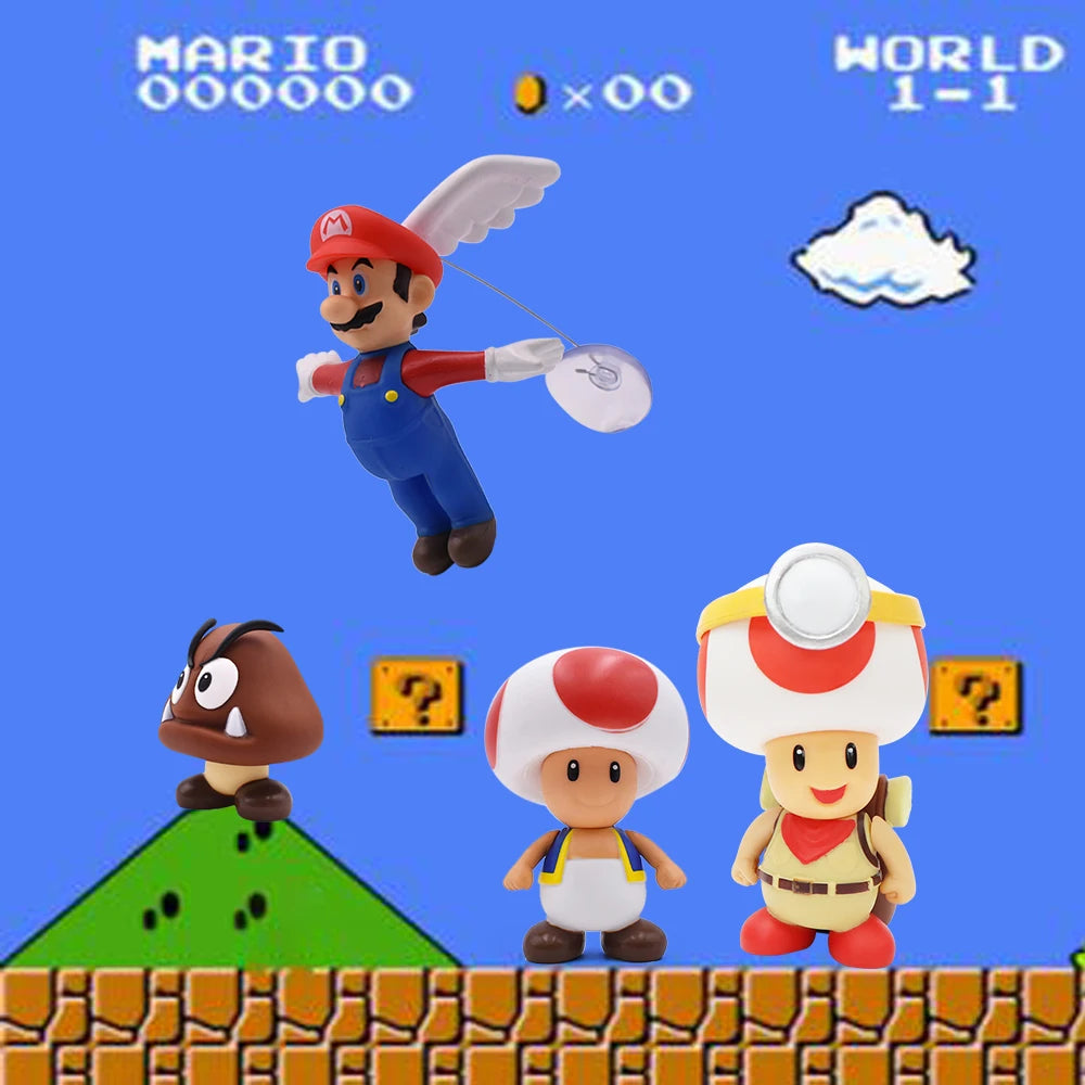 مجسمات شخصيات Super Mario – لويجي، يوشي، كابي، بو، دونكي كونغ، وغيرها
لعب تجميعية من عالم ماريو الشهير