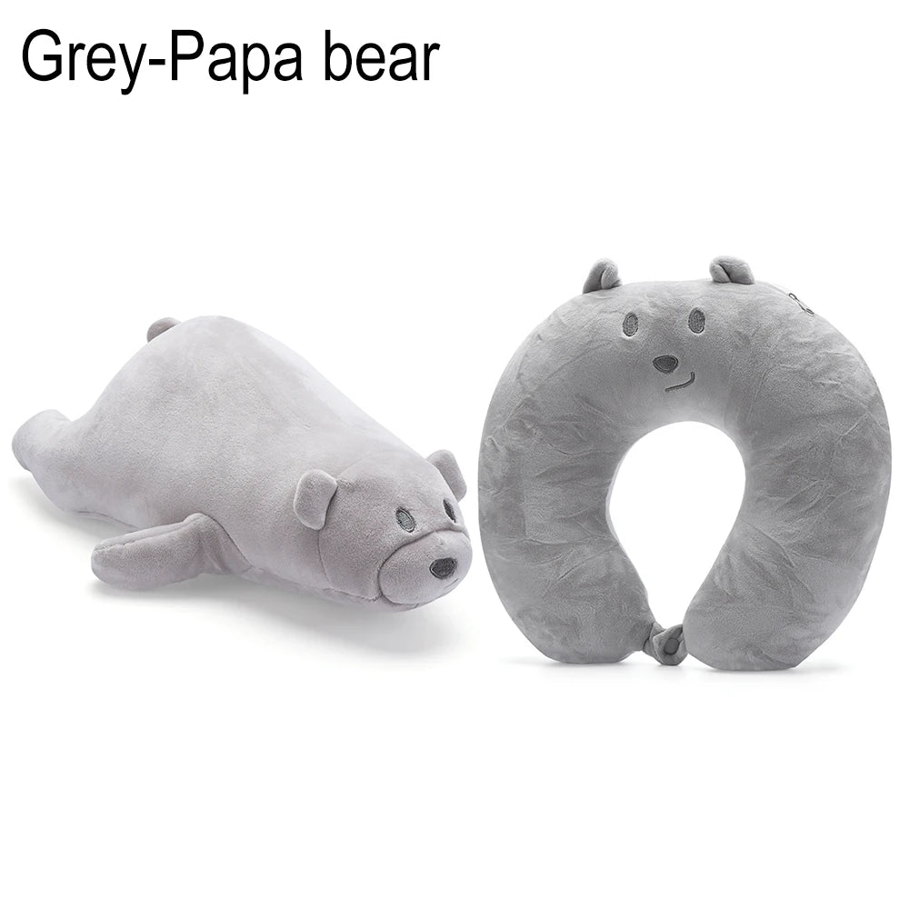 مخدة سفر كرتونية متعددة الاستخدام – تصميم بطريق أو حوت