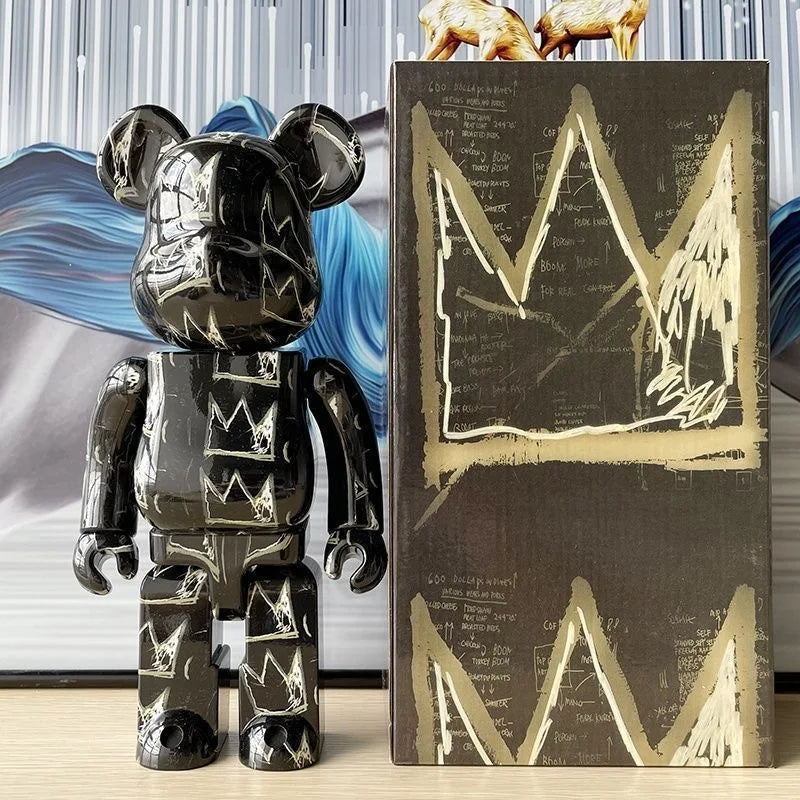 تمثال Bearbrick بحجم 400% (28 سم) – قطعة ديكور فاخرة للمنزل والمكتب