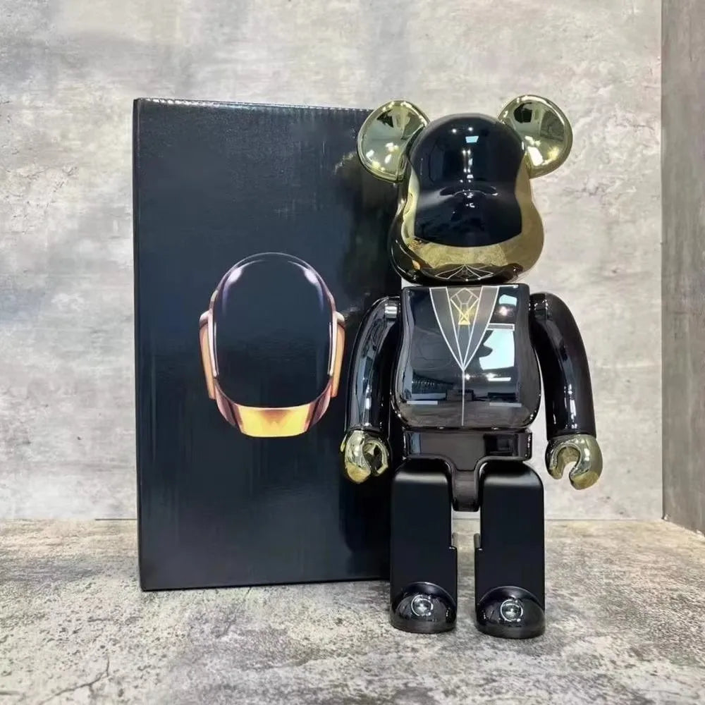 تمثال Bearbrick 400% (28 سم) – إصدار أبيض فارغ للتخصيص أو العرض