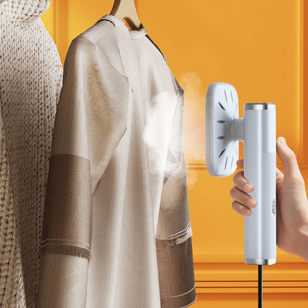 مكواة بخار محمولة صغيرة قابلة للشحن عبر USB – كي الملابس الجافة والرطبة في المنزل والسفر
