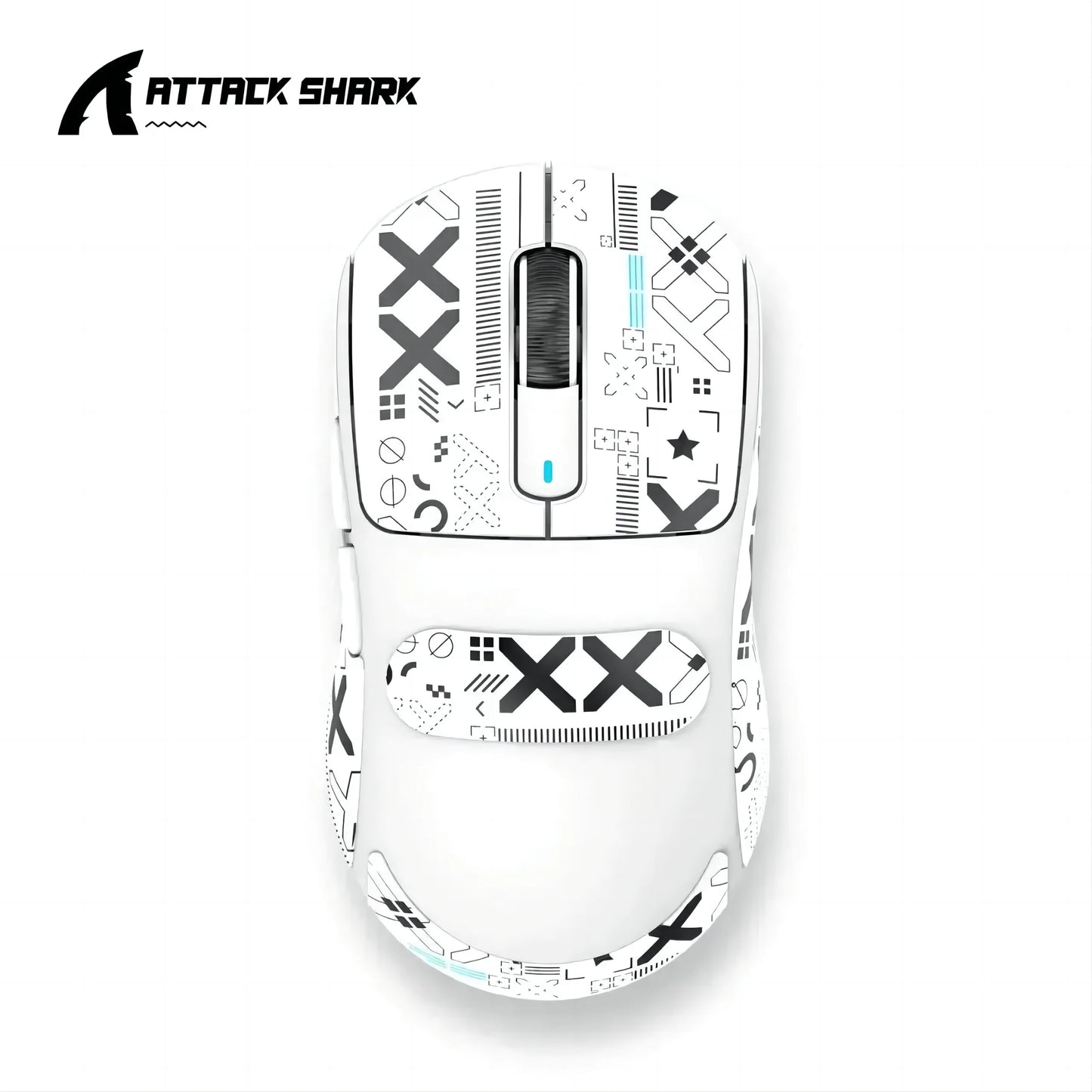 ماوس Attack Shark X3 لاسلكي خفيف – ثلاث أوضاع اتصال، حساس PAW3395 بدقة 26K DPI، متوافق مع كمبيوتر ولابتوب