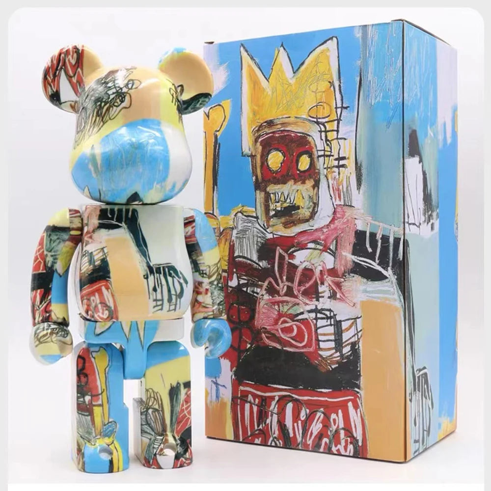 تمثال Bearbrick بحجم 400% (28 سم) – قطعة ديكور فاخرة للمنزل والمكتب