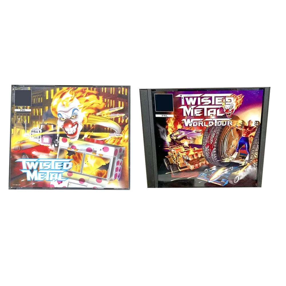 لعبة Twisted Metal على PS1 – النسخة الأصلية بالكتيّب