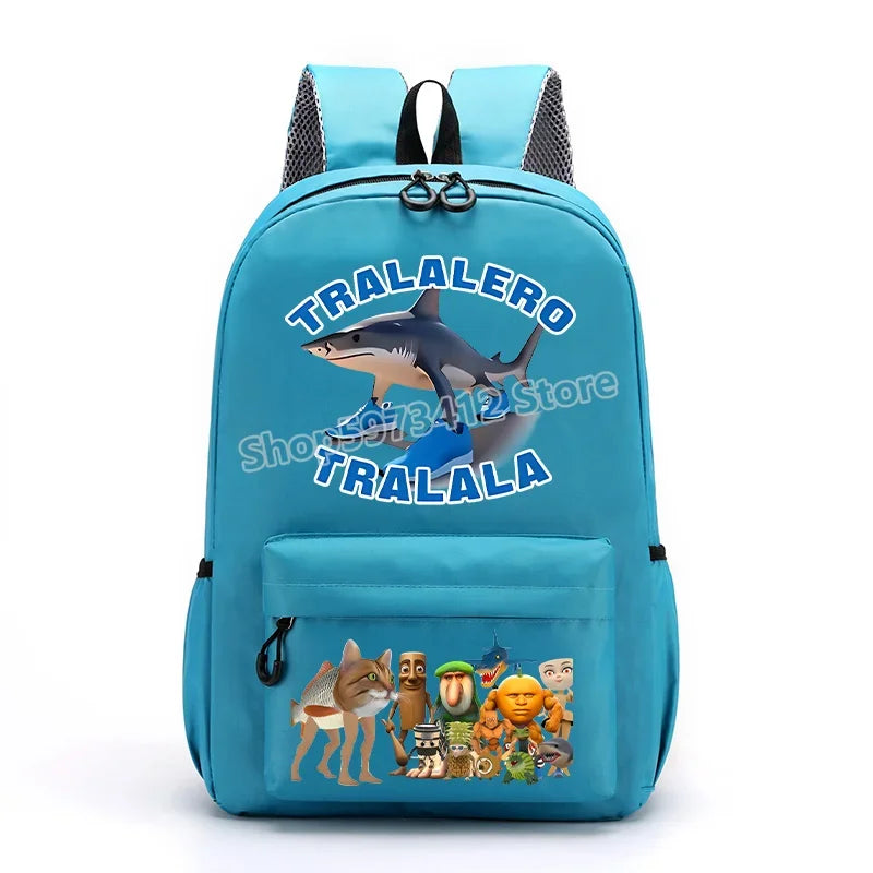 حقيبة ظهر إيطاليان برينروت بتصميم كرتوني عصري، حقيبة مدرسية بسعة كبيرة للطلاب، مثالية للعودة إلى المدرسة مع مساحة للكتب وا