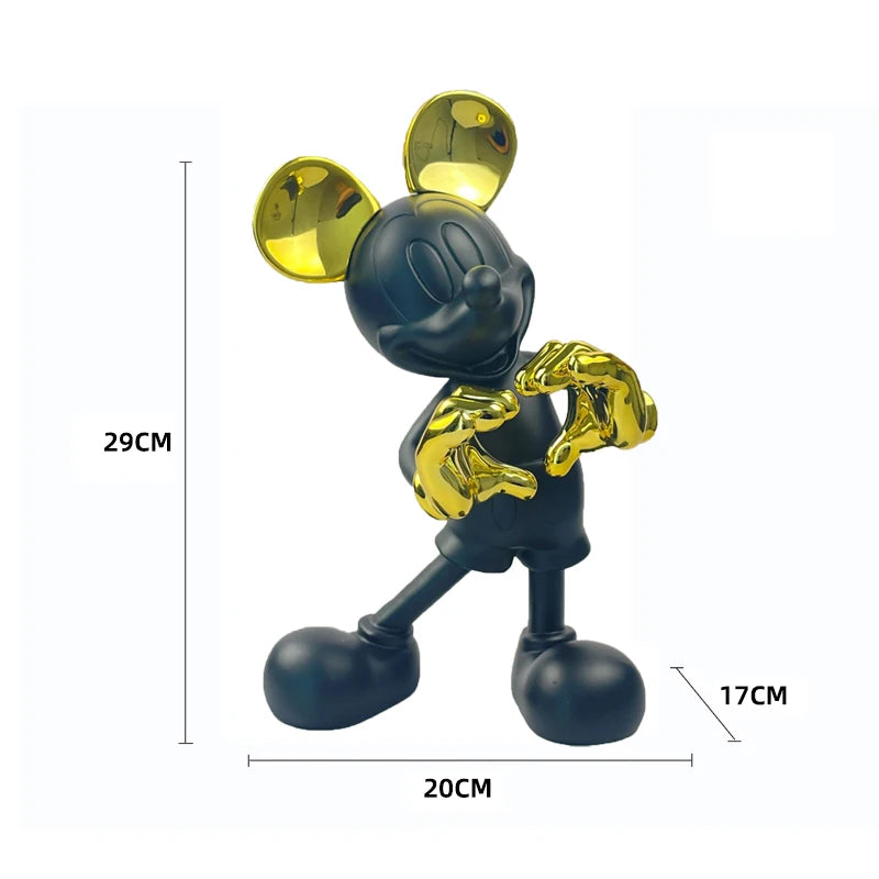 تمثال ديكوري فني – تصميم كرتوني من الراتنج لتزيين زوايا المنزل والمكتب
