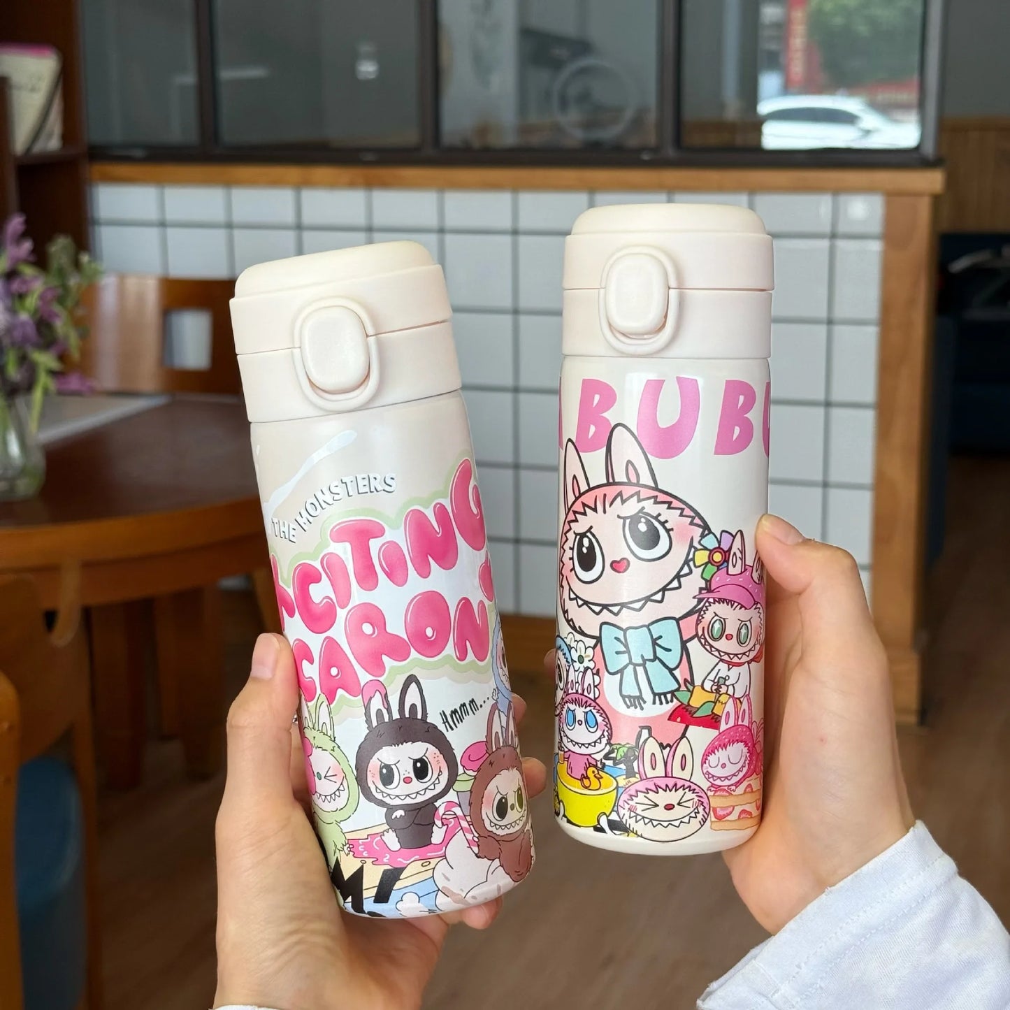 كوب لابوبو عالي الجمال – كوب حافظ للحرارة والتبريد من ستانلس ستيل