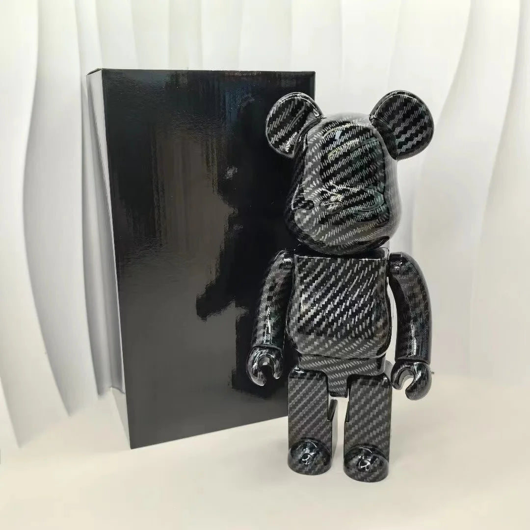 تمثال Bearbrick بحجم 400% (28 سم) – قطعة ديكور فاخرة للمنزل والمكتب
