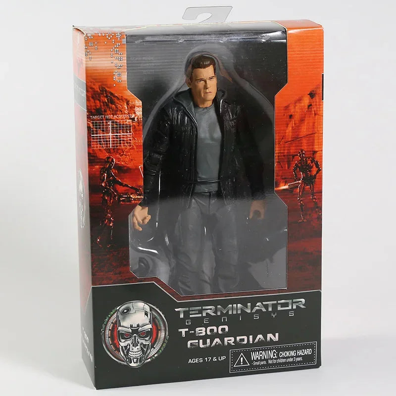 مجسم T-800 من فيلم Terminator 2: Judgment Day | إصدار NECA الرسمي | ارتفاع 18 سم (7 إنش)