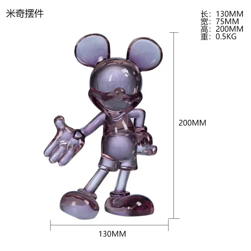 تمثال ميني ماوس العصري – مجسم ديكوري من الراتنج بحجم 20/30 سم