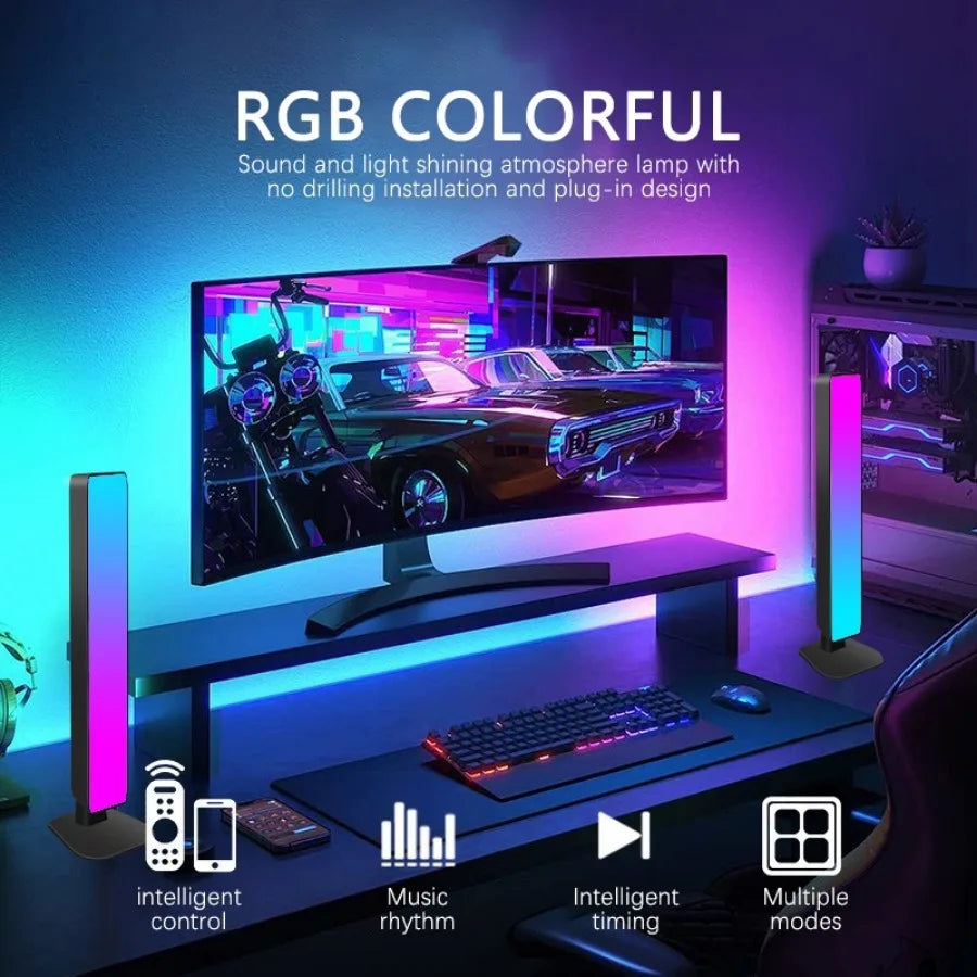 إضاءة ذكية RGB لأجواء القيمنق – متزامنة مع الموسيقى وتتحكم فيها عن بُعد