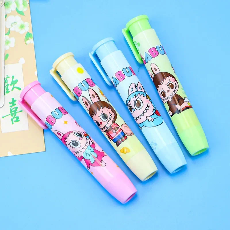 ممحاة ضغط إبداعية – 3/5/10 قطع عشوائية، قابلة للتمديد للرسم والمكتب والمدرسة