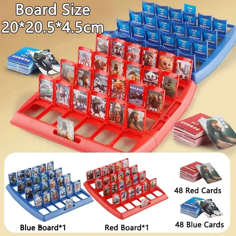 لعبة من أنا للتخمين – 98 بطاقة لتحدّي الذاكرة والمتعة