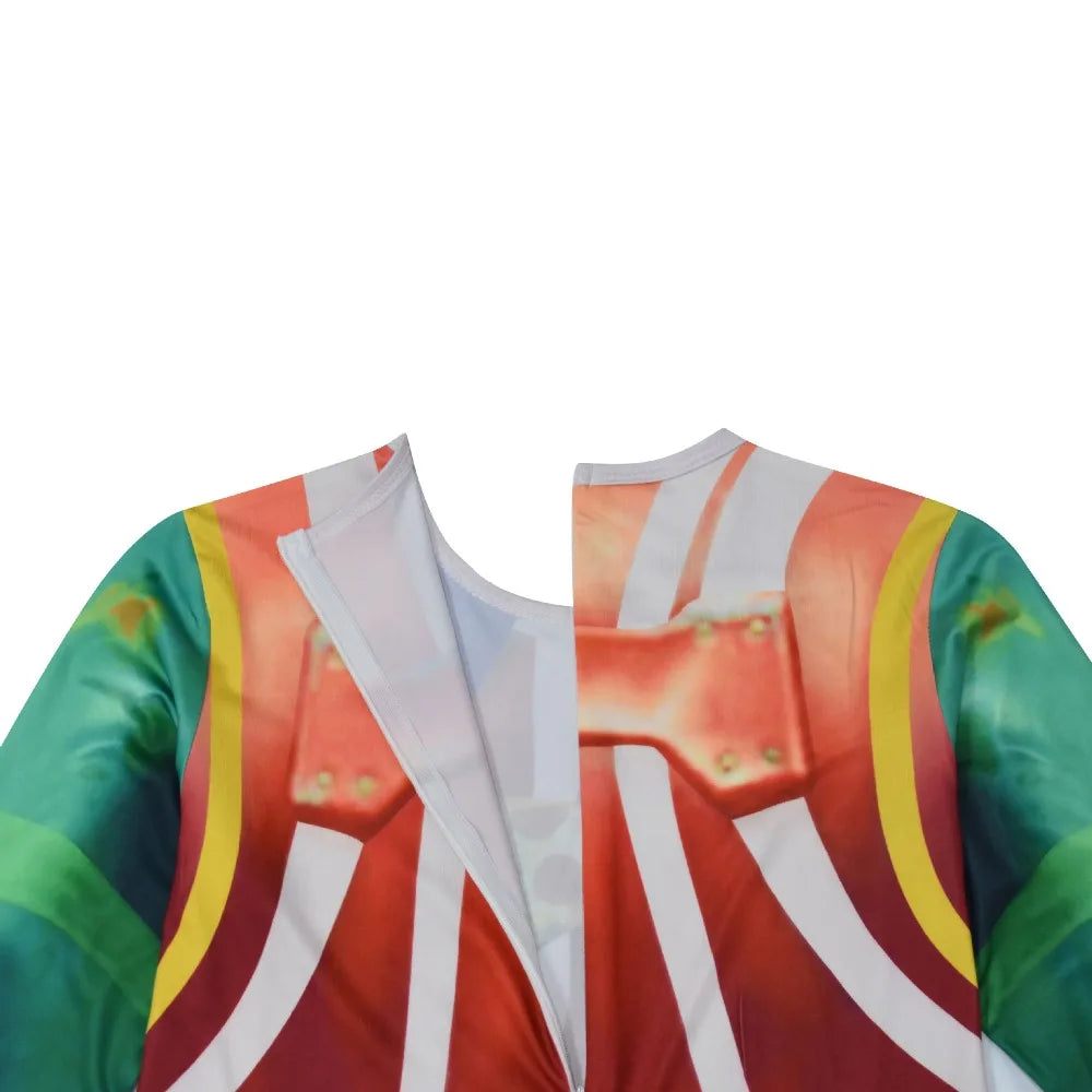 زي تنكري للأطفال بتصميم اليقطين المرح – بدلة كاملة للأولاد والبنات | مثالي للهالوين، الكرنفالات، وأعياد الميلاد