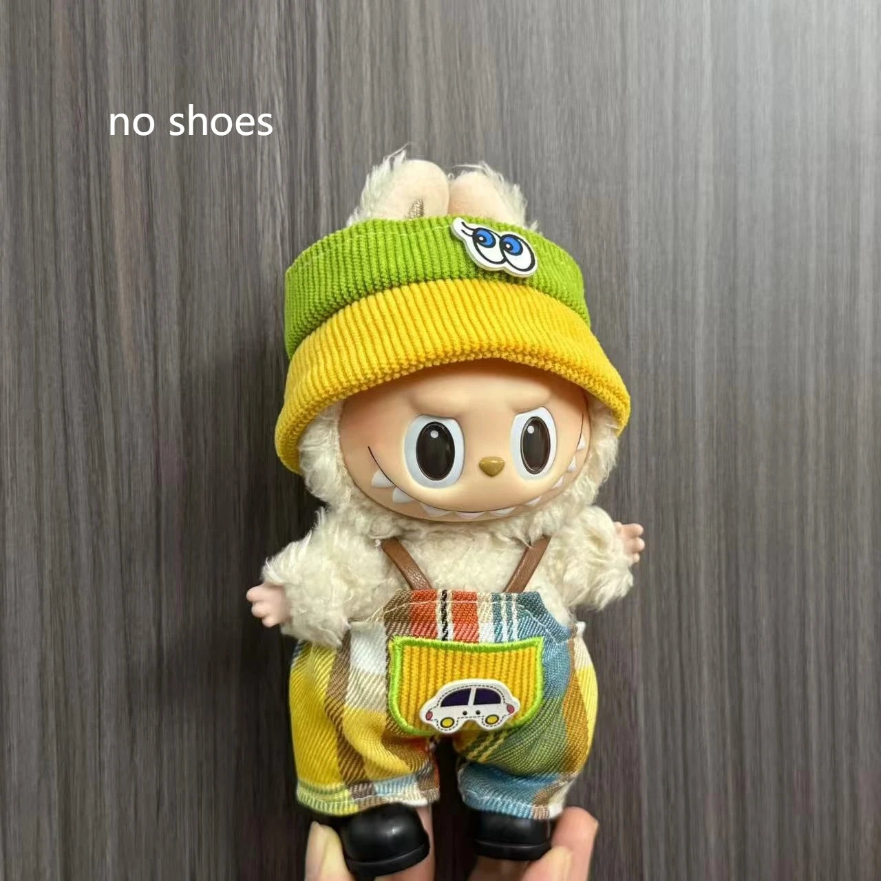 طقم هالوين لابوبو 17 سم – تنورة + أجنحة كيوت | ملابس دمية معلّقة – موضة موسمية لهدايا البنات