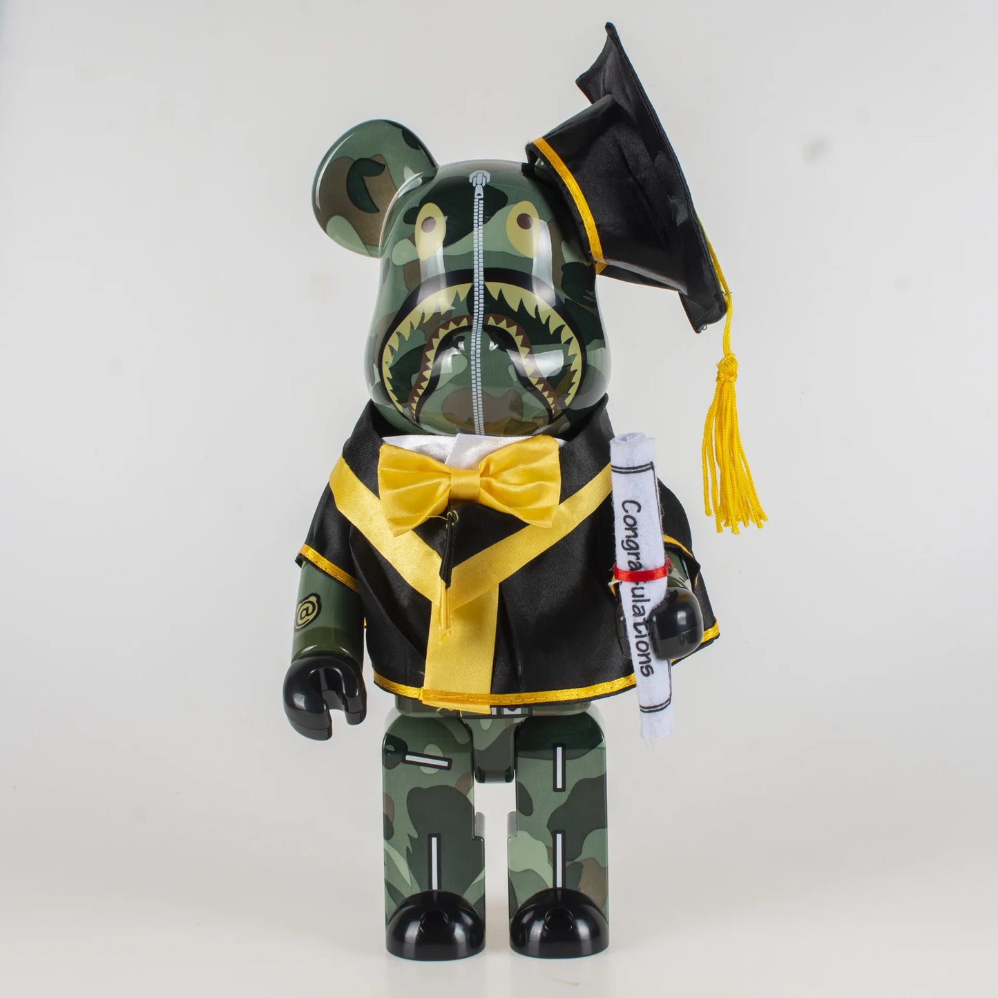 تمثال Bearbrick 400% بلباس التخرج – دمية ديكورية رائعة لهدية التخرج