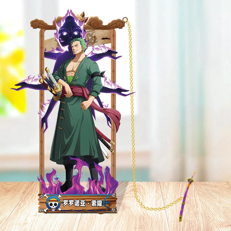 فواصل كتب معدنية بتصميم شخصيات ون بيس – لوفي، زورو، إيس