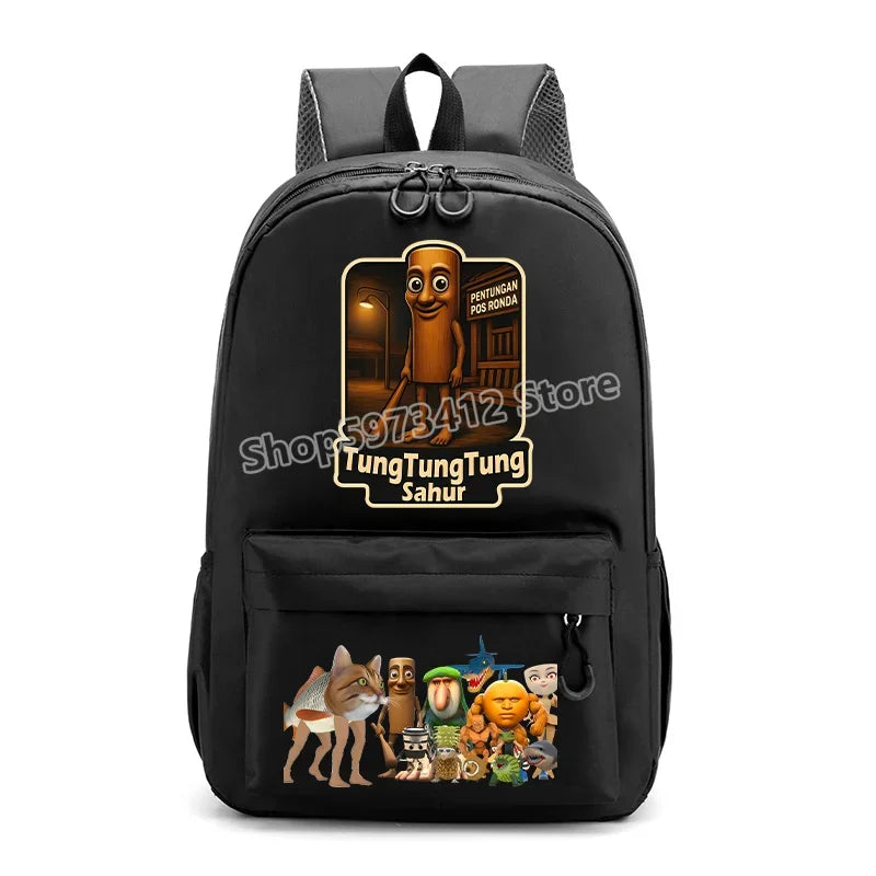 حقيبة ظهر إيطاليان برينروت بتصميم كرتوني عصري، حقيبة مدرسية بسعة كبيرة للطلاب، مثالية للعودة إلى المدرسة مع مساحة للكتب وا