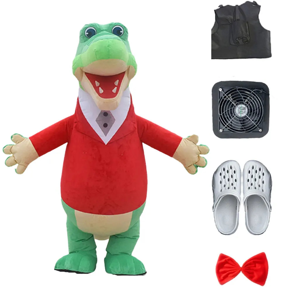 زي تميمة قابل للنفخ – دب قطبي أو باندا