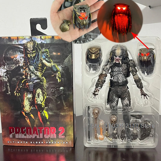 مجسم Elder Predator – إصدار Predator vs Alien من NECA | مزوّد بإضاءة LED