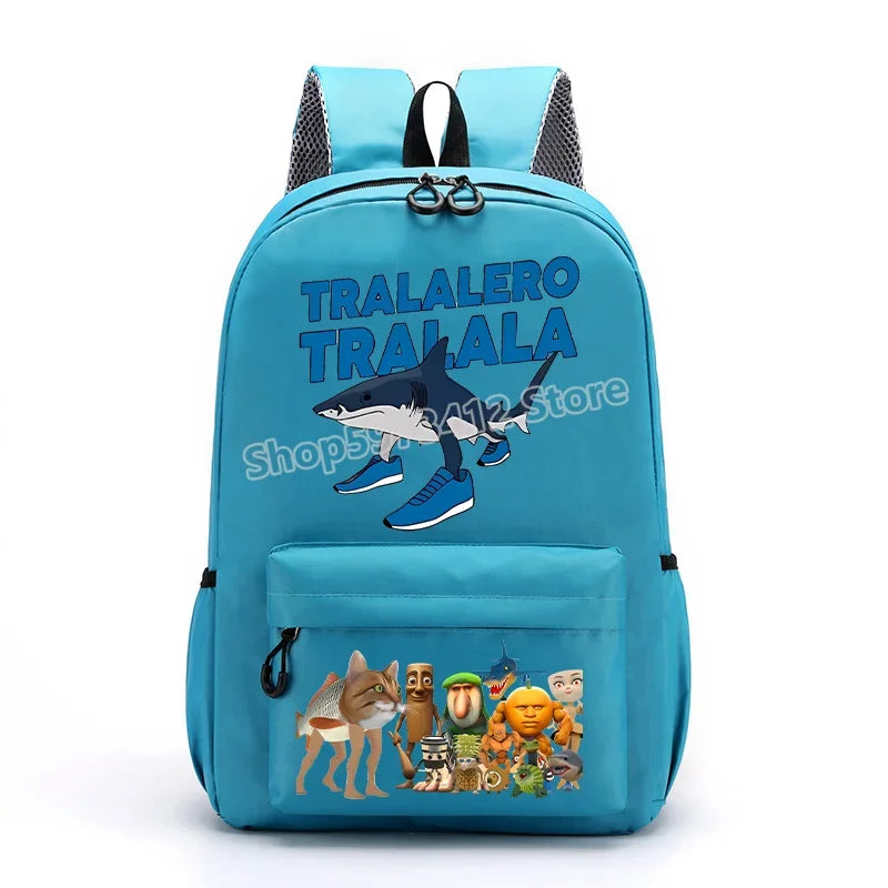 حقيبة ظهر إيطاليان برينروت بتصميم كرتوني عصري، حقيبة مدرسية بسعة كبيرة للطلاب، مثالية للعودة إلى المدرسة مع مساحة للكتب وا